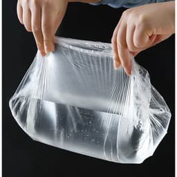 Túi 1000 cái màng bọc thực phẩm trong suốt có bo chun 38CM 6