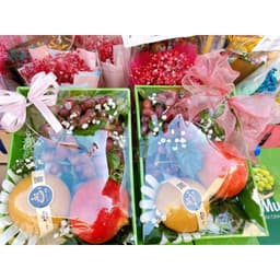 Combo 10 Màng co khay gỗ, khay hoa quả 9