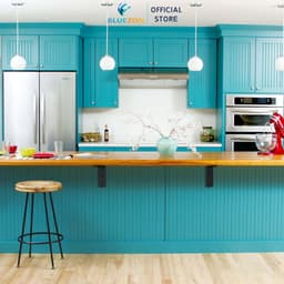 Bộ 2 chân đế chữ L BLUEZON hỗ trợ mặt bàn, ke chữ L dày 1cm treo tường bằng thép đặc phủ sơn tĩnh điện 5