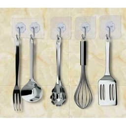 Móc nhựa dán tường siêu dính chịu lực trong suốt. nhatle.store2 6