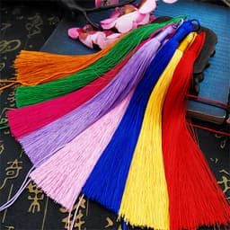 TUA RUA 15CM NHIỀU MÀU - Dây Treo May Mắn Phụ Kiện Cổ Phục Trung Hoa Trang Trí Tết 3