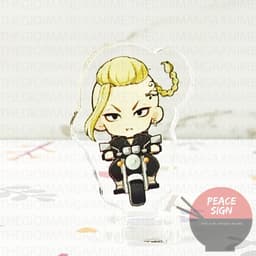 (mua 1 tặng 1) (3CM) Mô hình Standee TOKYO REVENGERS KỊCH TRƯỜNG CỦA TAKEMICHI ver LÁI MOTO anime chibi mica arcylic 4
