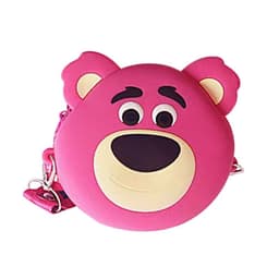 [Mới] Túi xách đeo chéo silicon hình gấu dâu lotso, thời trang dễ thương, đựng mỹ phẩm tai nghe thẻ 8