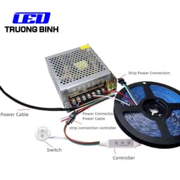 SP004E ĐIỀU KHIỂN LED FULL MÀU ARGB WS2812B WS2811 VỚI DÂY KÍCH HOẠT HIỆU ỨNG NƯỚC CHẢY CẦU VỒNG 9
