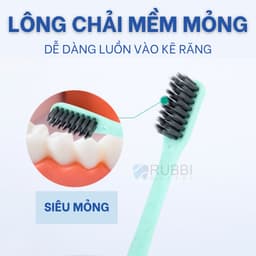 Bàn chải đánh răng siêu mềm sợi lông siêu nhỏ cho người niềng răng 8