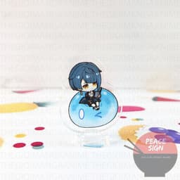 (mua 1 tặng 1) (3cm) Mô hình Standee GENSHIN IMPACT ver ÔM SLIME game chibi mica acrylic trưng bày góc làm việc 5