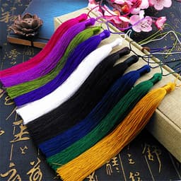 TUA RUA 15CM NHIỀU MÀU - Dây Treo May Mắn Phụ Kiện Cổ Phục Trung Hoa Trang Trí Tết 4
