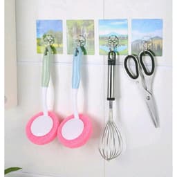 Móc nhựa dán tường siêu dính chịu lực trong suốt. nhatle.store2 7