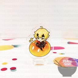 (mua 1 tặng 1) (3cm) Mô hình Standee GENSHIN IMPACT ver ÔM SLIME game chibi mica acrylic trưng bày góc làm việc 4