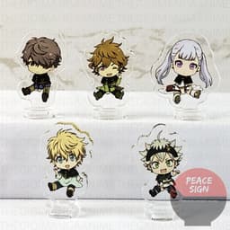 (mua 1 tặng 1) ( 3cm ) Mô hình Standee BLACK CLOVER ver CUTE CHIBI anime chibi mica trong arcylic trưng bày 1