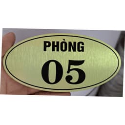 Bảng số phòng khách sạn, nhà nghỉ,chất liệu alu nhôm bền đẹp sang trọng 3