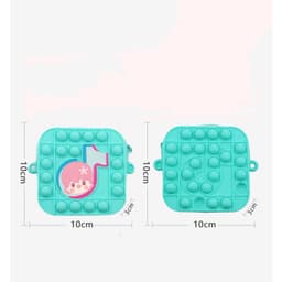 [Mới] Túi xách silicon đeo chéo pop it hình Tik cho bé thời trang đựng bao bì lì xì, mỹ phẩm 9