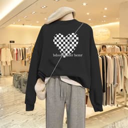 Áo Sweater Nam/Nữ HappyFamily Màu Xanh Rêu Hình Trái tim bdoot mader bemr Chất Nỉ Da Cá 100 Cao Cấp 3