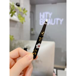 Nhíp hoa dụng cụ kẹp lông mi, lông mày bằng thép cao cấp ưu Việt chuyên dụng cho makeup Hity Beauty 5