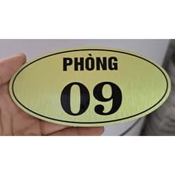 Bảng số phòng khách sạn, nhà nghỉ,chất liệu alu nhôm bền đẹp sang trọng 1