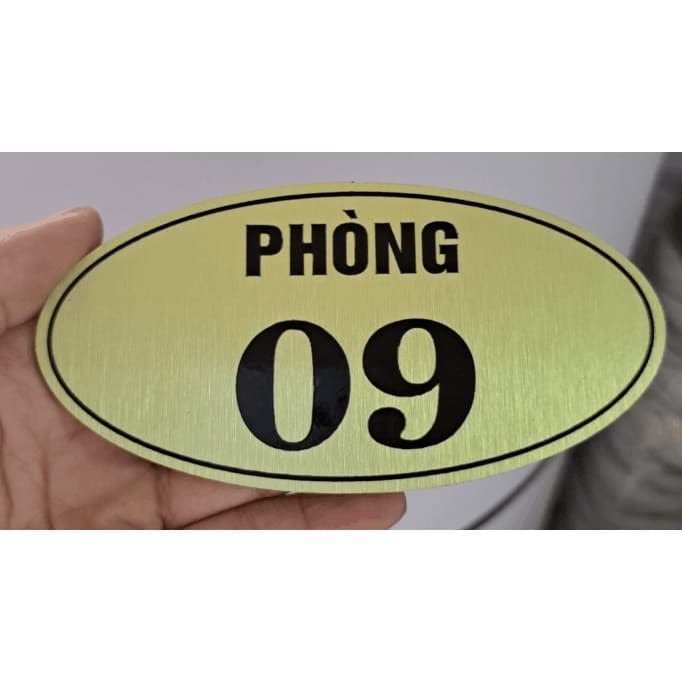 Bảng số phòng khách sạn, nhà nghỉ,chất liệu alu nhôm bền đẹp sang trọng