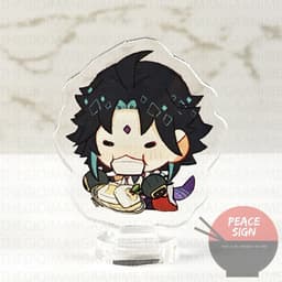 (mua 1 tặng 1) ( 3cm ) Mô hình Standee GENSHIN IMPACT ver CHIBI ĂN game anime chibi mica trong arcylic trưng bày 5