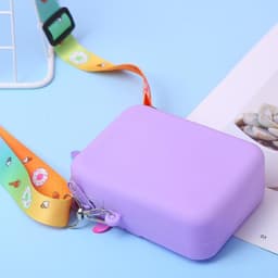 [Mới] Túi xách đeo chéo silicon hình pony unicorn bong bóng pop-it thời trang dễ thương bé gái 4