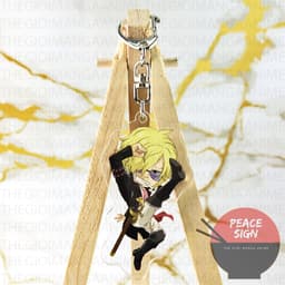 (mua 1 tặng 1) (ÁO ĐEN) Móc khóa in hình One Piece Film Red Đảo hải tặc mica acrylic chibi anime cute tiện lợi 8
