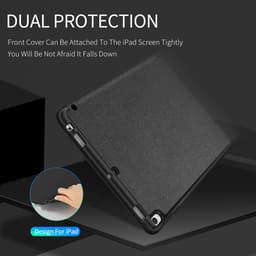 [Chính Hãng DUX DUCIS] Bao Da iPad Air 3 2019/ iPad PRO 10.5" 2017 DOMO Series Khay Dẻo Vải Jean Có Khay Bút 8