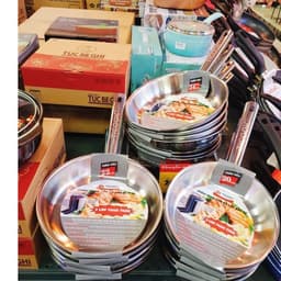 Chảo Inox 304 3 Đáy - Chảo đáy từ inox TICOOK dùng mọi loại bếp 4