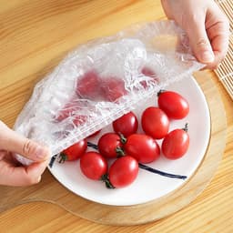 Túi màng bọc thực phẩm JYoohome chất liệu PE co dãn có chun siêu dai, Túi gấu bọc đồ ăn 4