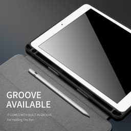 [Chính Hãng DUX DUCIS] Bao Da iPad Air 3 2019/ iPad PRO 10.5" 2017 DOMO Series Khay Dẻo Vải Jean Có Khay Bút 5