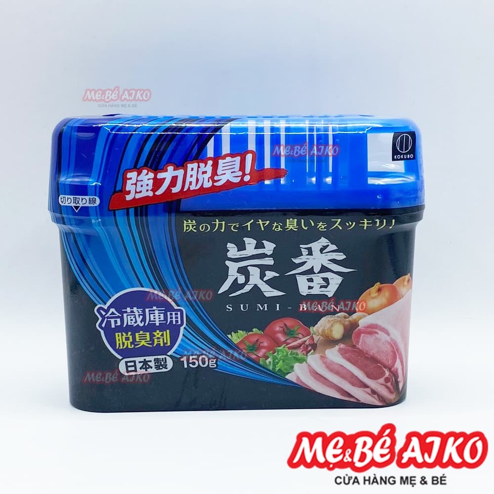 Hộp khử mùi tủ lạnh than hoạt tính Kokubo Nhật Bản 150g