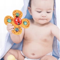 Đồ chơi 3 con quay côn trùng mẫu  MỚI cho bé - con xoay hít tường xúc xắc lục lạc xoay 8