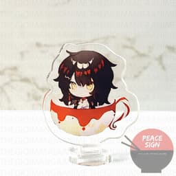 (mua 1 tặng 1) (3cm) Mô hình Standee in hình LUXIEM VER CỐC TRÀ  mica trong acrylic game chibi xinh xắn 7