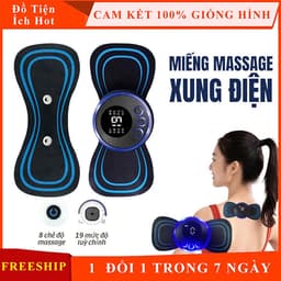 Miếng dán massage xung điện toàn thân 8 chế độ, 19 Cường Độ Giảm Đau Nhức Hiệu Quả 1