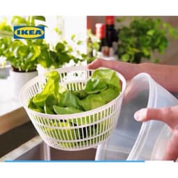Rổ quay rau chính hãng giúp ráo rau ngay lập tức, giữ thực phẩm tươi lâu hơn. 4