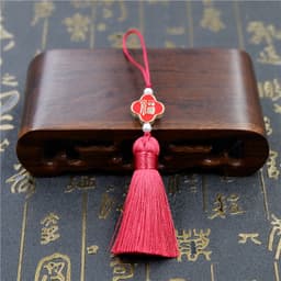 (Combo 5/10) TUA RUA CHỮ PHƯỚC CHỈ ĐỎ MINI - Dây Treo Đồng Tâm May Mắn Trang Trí Tết Cổ Trang Nhiều Màu Sắc 6