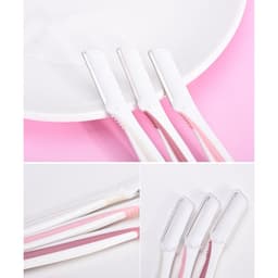 Dao cạo lông mày túi 3 cái  bằng thép không gỉ an toàn tiện dụng -- Hitty Beauty 3