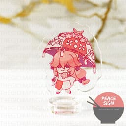 (mua 1 tặng 1) (3cm) Mô hình standee GENSHIN IMPACT ver Ô QUÝ TỘC game chibi acrylic anime mica tượng trưng bày 8