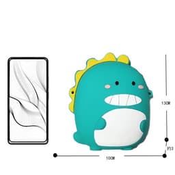 [Lớn, vừa điện thoại] Túi xách đeo chéo silicon hình khủng long dino, thời trang dễ thương bì lì xì 4