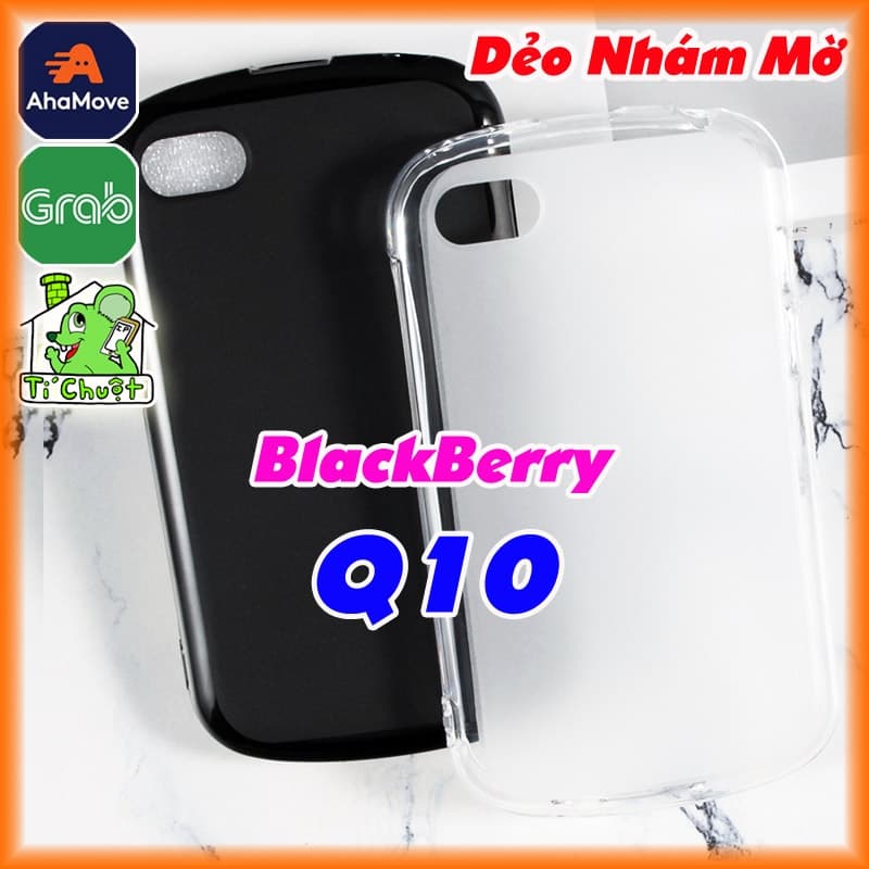 [Ảnh Thật] Ốp Lưng BlackBerry Q10 Silicon Dẻo Nhám Mờ