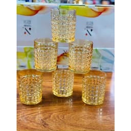 Bộ 6 Cốc Thuỷ Tinh Kim Cương Siêu Sang ,Hàng Nhập Khẩu Cao Cấp , Chất Liệu Thủy Tinh Chịu Nhiệt 2