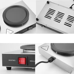 Bếp hâm cafe,bếp đun nóng giữ nhiệt cafe thương hiệu CAFERMINY POT và binh hâm cafe inox cao cấp 7