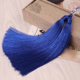 Tua Rua Đôi Hạt Trong Cổ Phong Phối Màu - Phụ Kiện Treo Ngọc Bội, Quạt, Áo Dài, Ô Tô, Handmade Trang Trí Cổ Trang 7