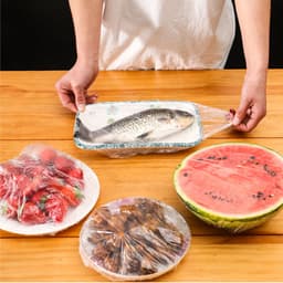 Túi màng bọc thực phẩm JYoohome chất liệu PE co dãn có chun siêu dai, Túi gấu bọc đồ ăn 6