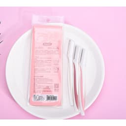 Dao cạo lông mày túi 3 cái  bằng thép không gỉ an toàn tiện dụng -- Hitty Beauty 2