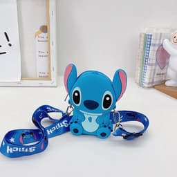 [Mới 2025] Túi xách đeo chéo silicon hình Chuột túi Stitch thời trang dễ thương đựng bao lì xì 3