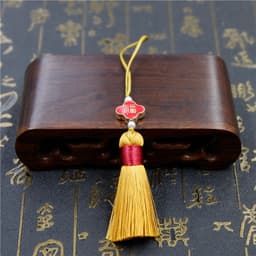 (Combo 5/10) TUA RUA CHỮ PHƯỚC CHỈ ĐỎ MINI - Dây Treo Đồng Tâm May Mắn Trang Trí Tết Cổ Trang Nhiều Màu Sắc 8