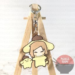 (Mua 1 tặng 1) Móc khóa in hình Jujutsu kaisen chú thuật hồi chiến ver DẮT THÚ CƯNG chibi anime Mica trong acrylic 6