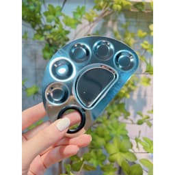 Bảng khay pha kem nền, son môi trang điểm thép không gỉ  tiện lợi, chuyên nghiệp - Hity Beauty 3