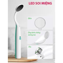 Đèn Soi Nha Khoa HD Chống Sương Mù, Dụng Cụ Khám Răng Soi Trong Miệng Bằng Đèn Led Phát Sáng Gương Nha Khoa  2