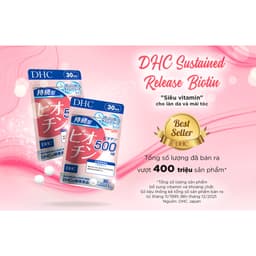 Viên Uống DHC Biotin Sustained Release Biotin 30 Ngày Hỗ trợ ngăn ngừa rụng tóc Cosin Store 3