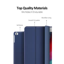 [Chính Hiệu DUX DUCIS] Bao Da iPad 9.7" Gen 5 2017/ Gen 6 2018 OSOM Series Khay Dẻo Da PU Có Khay Bút 7