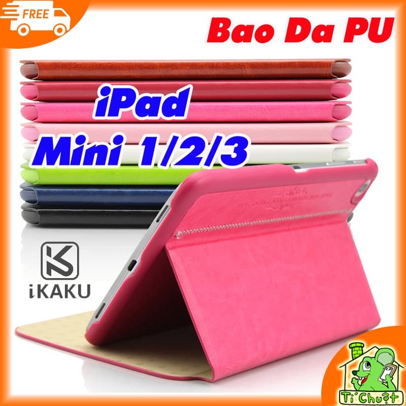 [Chính Hãng KAKU] Bao Da iPad MINI 1/2/3 Da PU Lưng Cứng